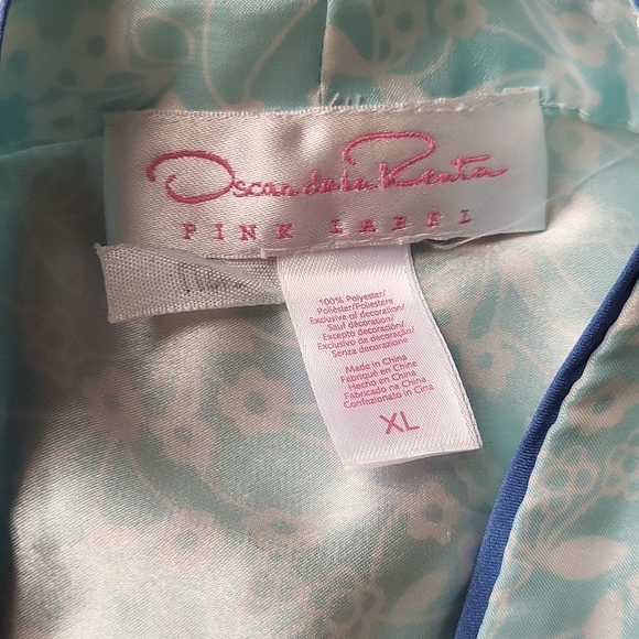 Oscar de la Renta Polyester Robe - XL - Picture 2 of 3